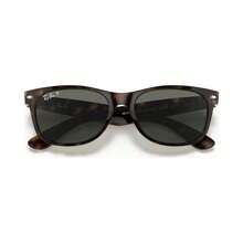 Ray-Ban | 男女通用偏光太阳镜，RB2132 新款 WAYFARER - 拋光玳瑁色/綠色 - 查看 7