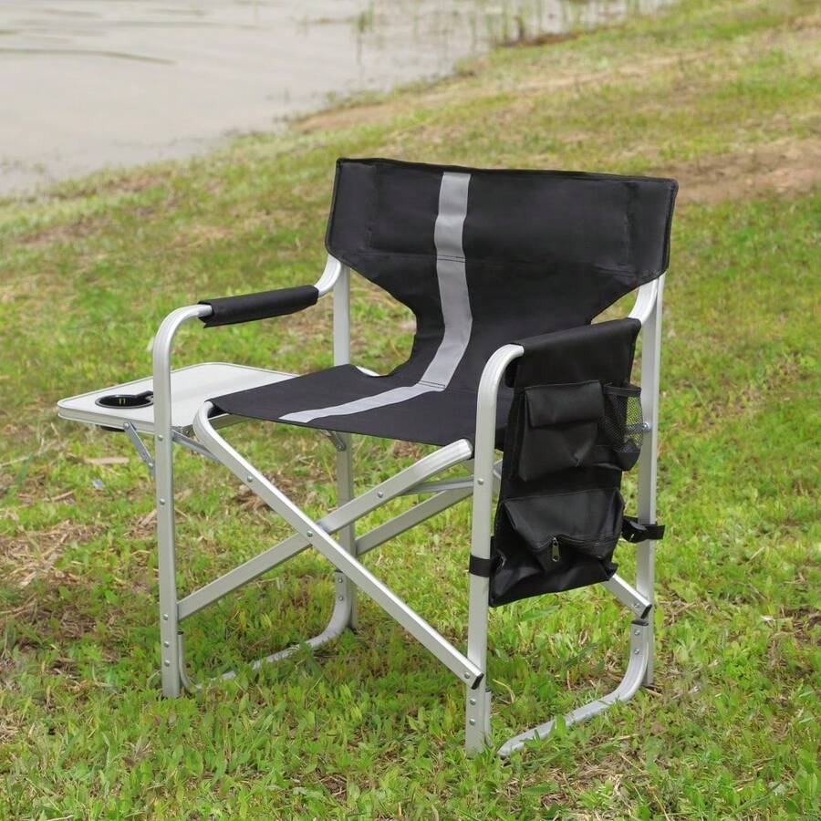 Juego de escritorio y silla - Negro - Ver 1