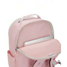 Kipling Mochila para portátil de 17" de nailon y metal estilo caramelo extra grande de Seúl - Rubor Met - Ver 6