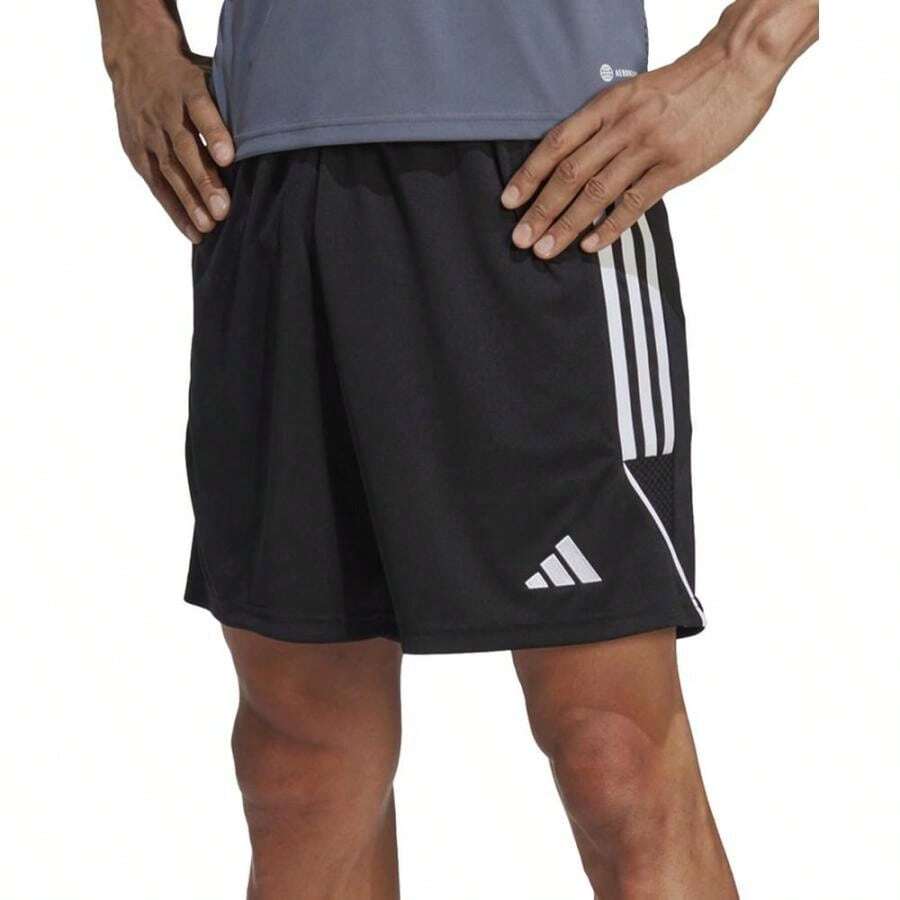 Adidas 男款 Tiro 23 Performance League 短裤 - 黑色/白色 - 查看 1