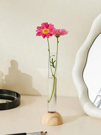 Glass Hydroponics Vase, Nordic Style Creative Flower Vase Decor, Glassware Specimen Tube Flower Pot Home Decor Room Decor Glass Vase