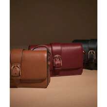 Fossil Small Zoey Leather Crossbody Bag - Medium Brown - View 5