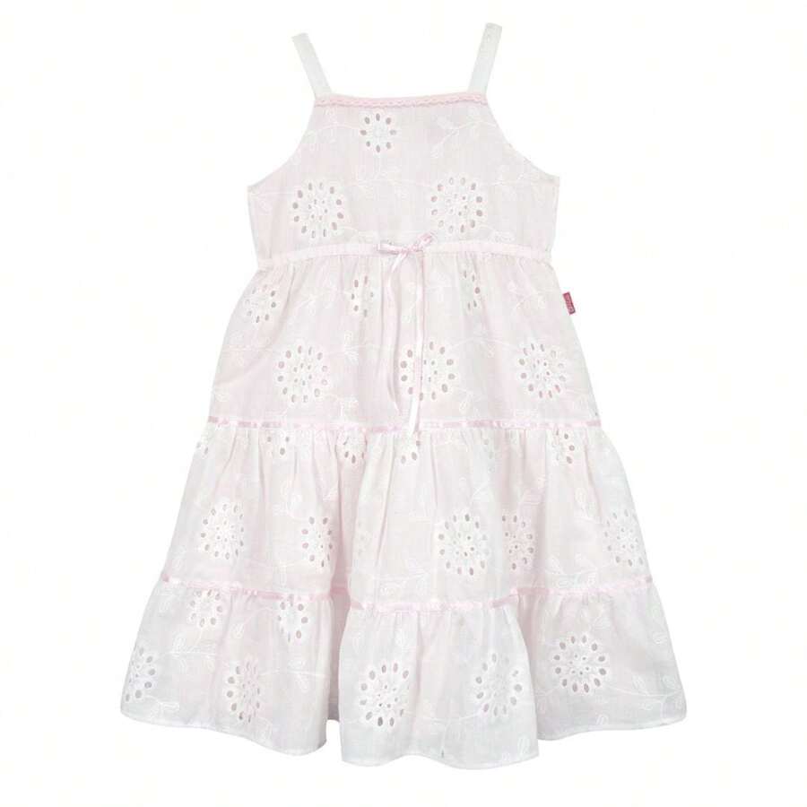 Vestido Blanco Para Niña - Blanco - Ver 1
