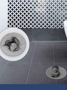 304 Stainless Steel Floor Drain Cover Bathroom Bathroom Hair Collector Wash Basin Hair Filter Blocking Home Bathroom Decor Fall Decor Back To School