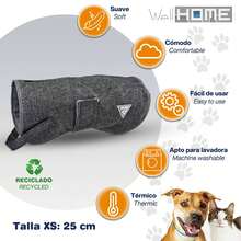 Well Home Juego de abrigo 25cm negro + Bol redondo plegable para mascotas Hearts&Homies. Envío gratuito en 24/48 horas - Multicolor - Ver 5
