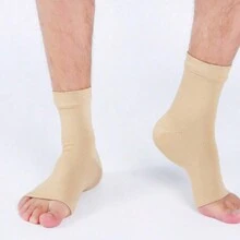 运动户外 2 件装护踝、压缩袜、户外健身袜、运动保护、露趾压缩护套、弹力袜、压缩袜 - 彩色 - 查看 3