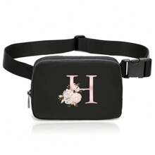 Sport Bag Waist Bag Fanny Pack For Mobile Phone For Running For Hiking For Cycling For Exercise Nylon Fashionable Casual Minimalist For Student Mini Waist Bag With Adjustable Strap Unisex Sling Bag Fanny Packs Storage Bag Messenger Bag Shoulder Bag Rider Bag Black Bag Large Capacity Multi-Functional Portable Vacation Gifts Bag Holiday Essentials Bags Summer School