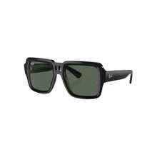 Ray-Ban RB4408 54MM Square Sunglasses - BLACK DARK GREEN - View 3