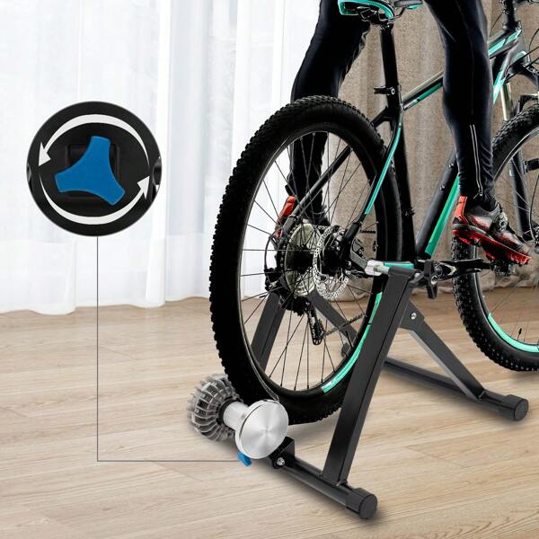 YUNRUX Rollentrainer Fahrrad, 150kg Tragfähigkeit Fahrrad-Widerstandstrainer, Fahrradtrainerfünf Stufen Einstellbares Design-für 26-29inch, 700C Bikes Mountainbikes, Rennräder