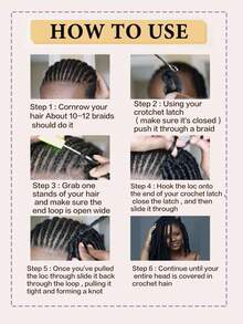 18-24 Inches Freetress Deep Twist Crochet Hair Natural Synthetic Braids Gradient Color Crochet Hair Extensions - Pink - View 6