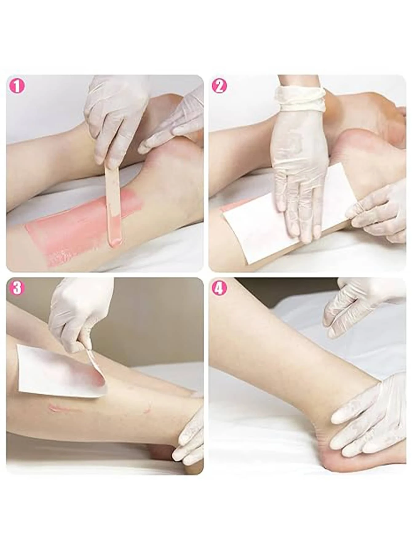 200pcs Thick Disposable Waxing Paper, Depilatory Hair Removal Paper For Body Hair Removal, (Wax