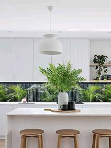 3 Bundles Artificial Greenery Fake Plants Stems Spring Faux Shrub Bushes Silk Locust Green Leaf Bouquet For Floral Arrangement Home Wedding Party Garden Farmhouse Centerpiece For Wedding Decoration, Valentine'S Day Decor, Birthday Decor, Anniversary Decor, Holiday Decor, Graduation Decoration, Party Decor Supplies - 綠色 - 查看 5