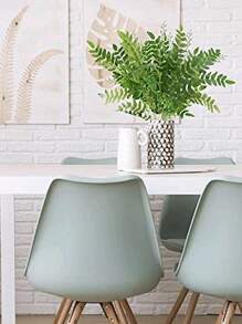 3 Bundles Artificial Greenery Fake Plants Stems Spring Faux Shrub Bushes Silk Locust Green Leaf Bouquet For Floral Arrangement Home Wedding Party Garden Farmhouse Centerpiece For Wedding Decoration, Valentine'S Day Decor, Birthday Decor, Anniversary Decor, Holiday Decor, Graduation Decoration, Party Decor Supplies - 綠色 - 查看 4