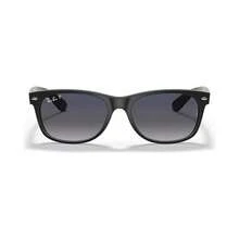 Ray-Ban 雷朋 | 男女通用偏光太阳镜，RB2132 新款 WAYFARER - 霧面黑/極地藍 - 查看 3