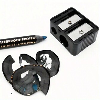 4支装眉笔眼线笔唇线笔削笔器双孔削笔器口红笔塑料笔专用削笔器便携式化妆配件，化妆品，便宜，房间装饰，梳妆台，旅行，卧室，化妆配件，便宜，圣诞礼物，化妆品，化妆工具，便宜货，礼物，女士礼物，圣诞礼物