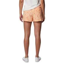 Columbia Women's Sandy River™ II Printed Mid-Rise Shorts - Peach Mini Hibicus - View 3