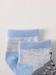 6 Đôi Tất Trẻ Em Chống Trơn Trượt & Không Bóp, Thích Hợp Cho Mọi Mùa - Nhiều màu - Xem 3