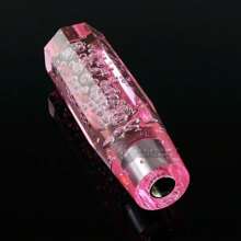 150mm Manual MT Transmission Octagon Crystal Bubble Drift Short Shift Knob Universal - 粉色 - 查看 2