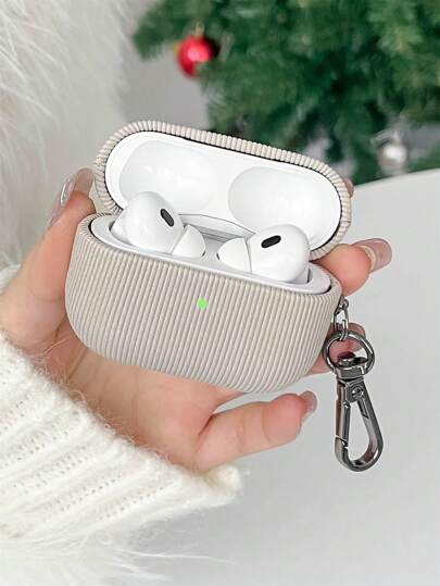 奢华竖条纹皮革图案新款耳机壳适用于 Pro 2 软皮保护套适用于 1 2 3 4 Pro 3