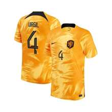 Nike Áo đấu cầu thủ Virgil Van Dijk Orange của đội tuyển quốc gia Hà Lan 2022/23 sân nhà Breathe Stadium Replica - trái cam - Xem 1