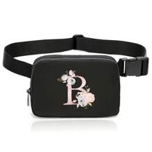 Sport Bag Waist Bag Fanny Pack For Mobile Phone For Running For Hiking For Cycling For Exercise Nylon Fashionable Casual Minimalist For Student Mini Waist Bag With Adjustable Strap Unisex Sling Bag Fanny Packs Storage Bag Messenger Bag Shoulder Bag Rider Bag Black Bag Large Capacity Multi-Functional Portable Vacation Gifts Bag Holiday Essentials Bags Summer School