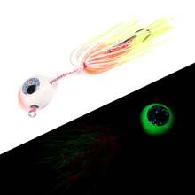 HENGJIA 1pc 20G 40G 60G 80G 100G 120G Swim Deep Control Up Jig Head Fishing Weight Boating Bait With Rubber Skirt Sea Saltwater Fishing Metal Lure Tackle - Multicolor - View 16