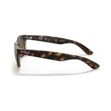 Ray-Ban 雷朋 | 男女通用偏光太阳镜，RB2132 新款 WAYFARER - 霧面哈瓦那/藍綠色 - 查看 4