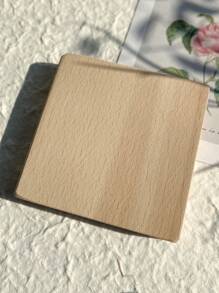 Cippes 1PC Wood Cookie Molds With Carved Embossed 3D Patterns, Kitchen Baking Tools, Fondant Cake Biscuit Decorating, DIY Cookie Cutter Moulds For Valentine's Day, Christmas