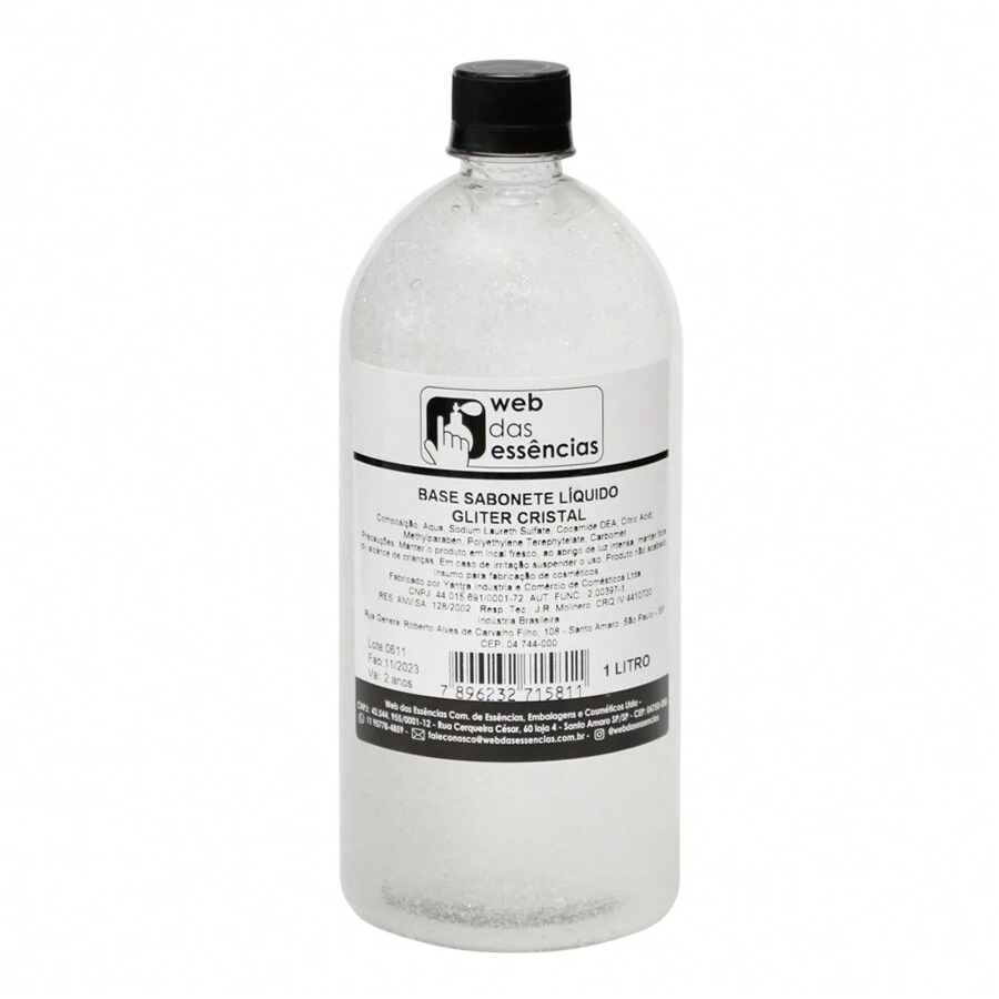 GLITTER - LIQUID SOAP BASE - VARIOUS COLORS - YANTRA COSMETICOS - CRYSTAL - View 1