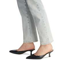 Coach Tacones tipo slipon de tacón de gato para mujeres - Cuero negro - Ver 7