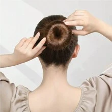 2 piezas dona mágica chongo, look moderno, estilismo, estética de pelo, sujetador aumenta el volumen a tus peinados del cabello, accesorio para dama o niña, prenda de moda para lucir bonito diseño de peinado, cómoda y elegante