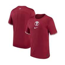 Nike Men's Maroon Qatar National Team 2022/23 Home Replica Jersey - Maroon - View 1