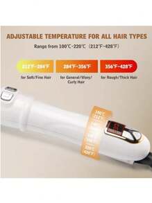 1.1 Inch Automatic Rotating Curling Iron, Suitable For All Hair Types, Quick Styling, Long-Lasting Hold - EU C Type Plug(220-240V) - View 8