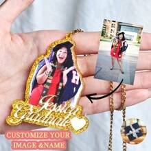 Thiết kế kích thước lớn tùy chỉnh Bộ bông tai & vòng cổ nhiều màu- Quà tặng sinh nhật lưu niệm cá nhân, mùa tốt nghiệp, tựu trường hoặc du lịch Món quà bất ngờ cần thiết - Màu tím lấp lánh - Xem 10