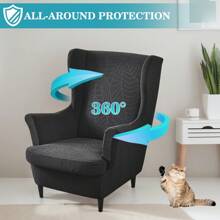 Armrest Covers - Black - View 9