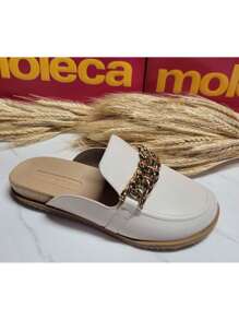 Women Flat Sandals - 米色 - 查看 3