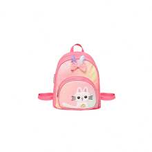 Cute Cartoon Animal Kids Backpack, Kindergarten Cat School Bag - A - View 10