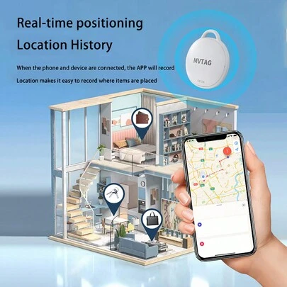 Anyazhineng 定位器防止寵物、錢包、物品遺失等，定位器智能鑰匙定位器，防失功能