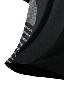 Boyfriend Style Men's Summer Loose Fit Round Neck Sports Running Quick-Dry T-Shirt Made Of Ice-Silk Fabric