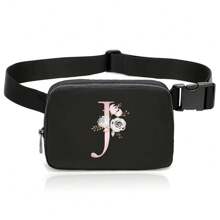 Sport Bag Waist Bag Fanny Pack For Mobile Phone For Running For Hiking For Cycling For Exercise Nylon Fashionable Casual Minimalist For Student Mini Waist Bag With Adjustable Strap Unisex Sling Bag Fanny Packs Storage Bag Messenger Bag Shoulder Bag Rider Bag Black Bag Large Capacity Multi-Functional Portable Vacation Gifts Bag Holiday Essentials Bags Summer School