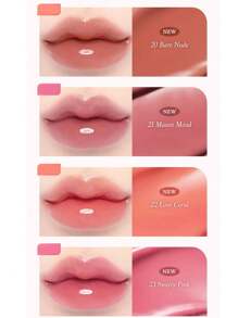 Dasique Juicy Dewy Tint #20 裸色唇釉 | 持久保湿唇彩，不粘腻 | 纯素，无动物实验，韩国彩妆礼品 - #20 Bare Nude - 查看 3