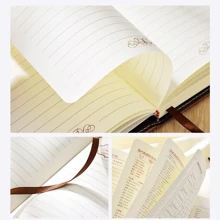 1 Pc Vintage Password Notebook With 200 Pages Of Practical Plan Book Diary Efficiency Handbook Business Meeting Minutes Available For Students/Office Back To School