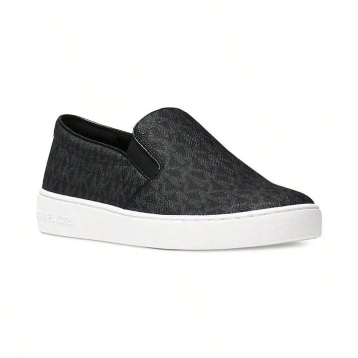 Michael Kors Women s Keaton Slip On Logo Sneakers SHEIN UK