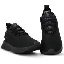Men's Athletic Shoes, Lightweight, Comfortable, Soft. - Black - View 4