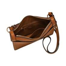 Fossil Taryn Leather Crossbody Bag - Saddle - View 4