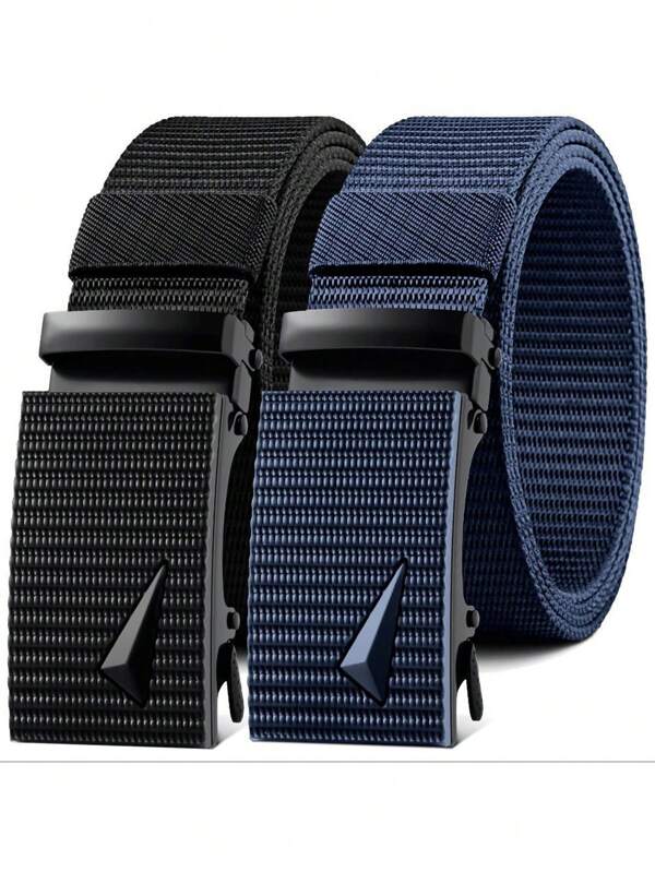 Cinto de lona masculino (1 peça) com fivela de liberação rápida - moderno, ajustável, ideal para roupas casuais e de outono/inverno, perfeito para adolescentes, jovens e homens. Ideal para uso casual, atividades ao ar livre, esportes, férias, formaturas, aniversários e uso diário.