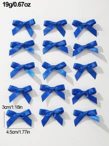 6pcs/15pcs/30pcs Set Women's Small Hair Clips, Navy Blue Ribbon Bow Hair Clips, Fashion Sweet Ballet Cute Girl Hair Clips, Colorful Lace Hair Clips, INS Y2K Accessories, Suitable For Daily, Festival, Party, Gathering, Head Accessories, Hairpin - Royal Blue - View 3