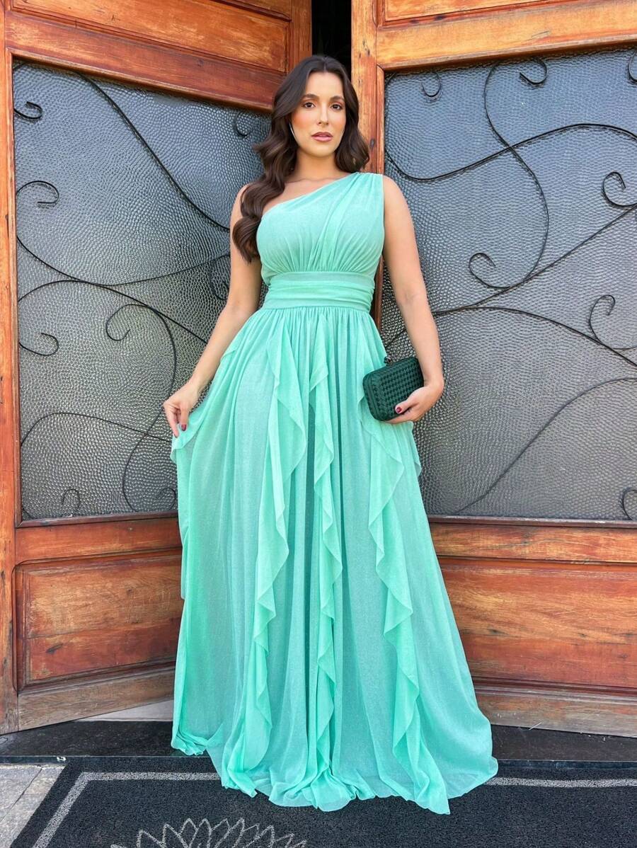 Women Dresses - 綠色 - 查看 1