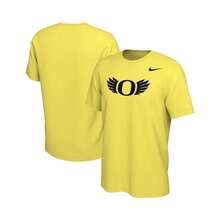 Nike Men's Yellow Distressed  Ducks Wings T-Shirt - Yellow - View 1
