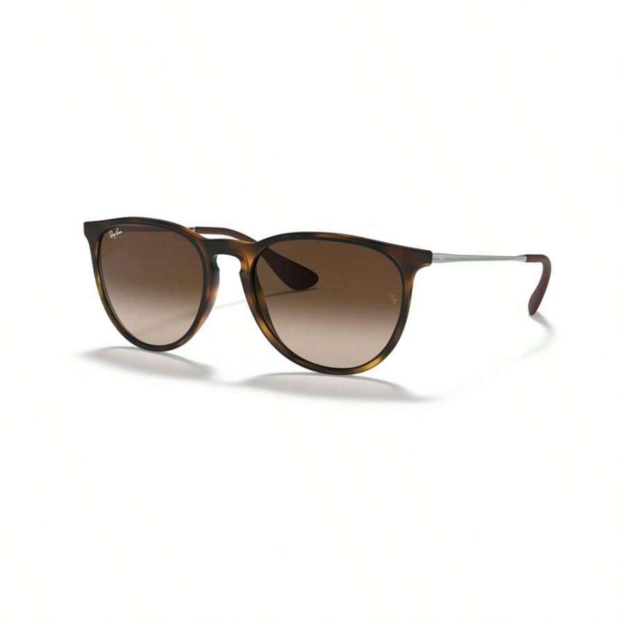 Ray-Ban Unisex Low Bridge Fit Sunglasses, RB4171F ERIKA - Matte Havana/Brown Gradient - View 1